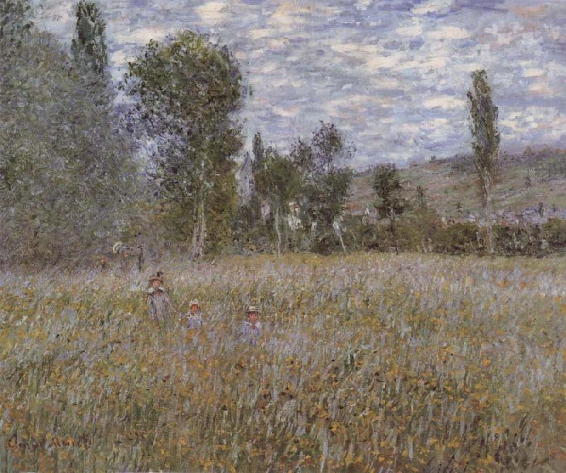 Claude Monet A Meadow Norge oil painting art